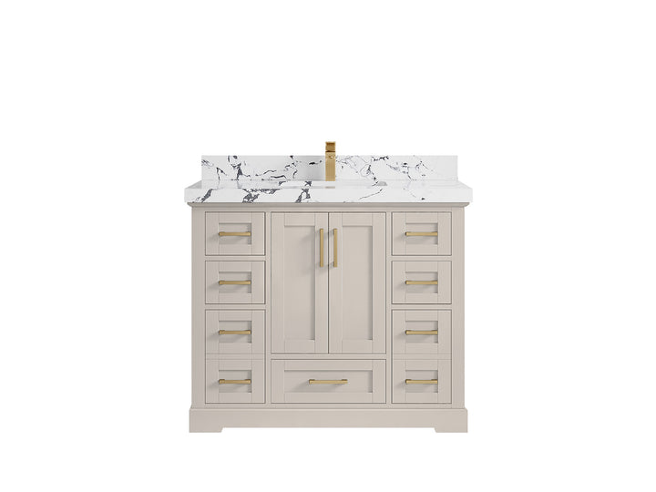 Boston 42 in. W x 22 in. D Single Sink Bathroom Vanity - photo 39