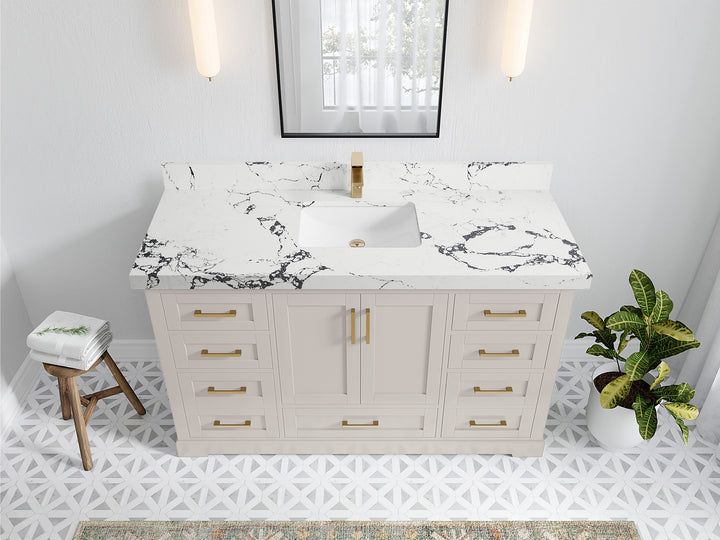 Boston 60 in. W x 22 in. D Single Sink Bathroom Vanity - photo 38
