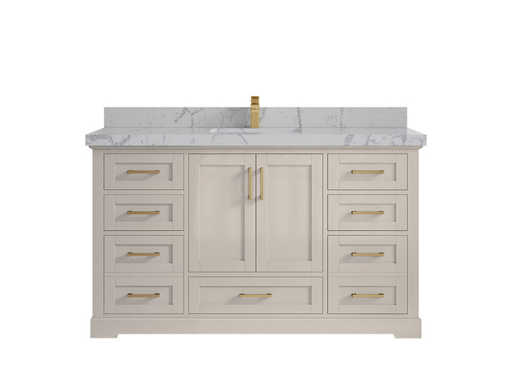 Boston 60 in. W x 22 in. D Single Sink Bathroom Vanity - photo 41
