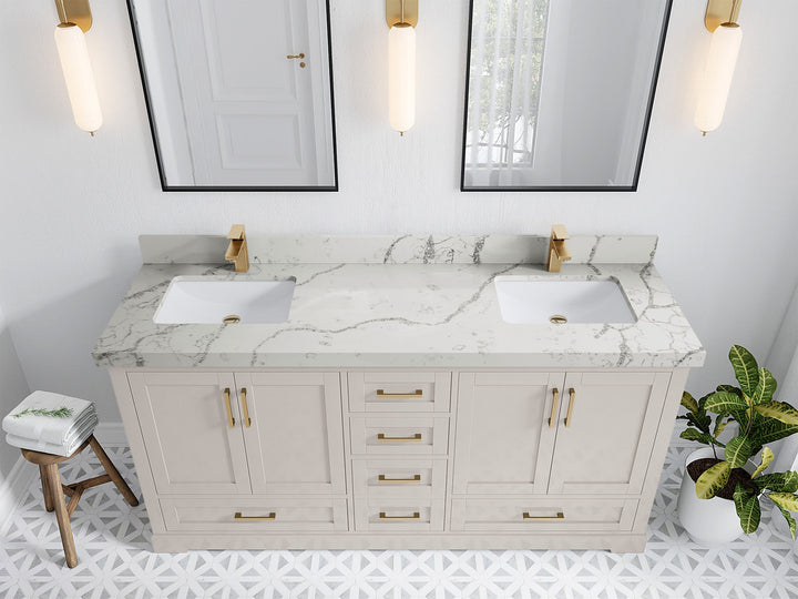 Boston 72 in. W x 22 in. D Double Sink Bathroom Vanity - photo 40