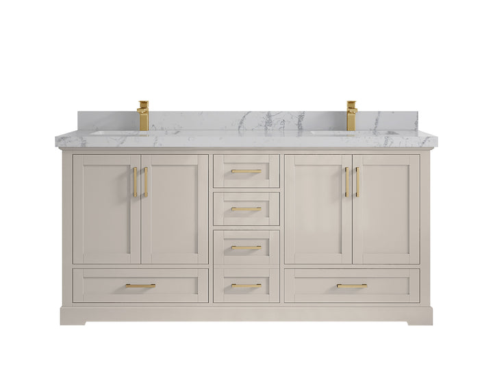 Boston 72 in. W x 22 in. D Double Sink Bathroom Vanity - photo 41