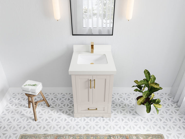 Boston 24 in. W x 22 in. D Single Sink Bathroom Vanity - photo 42