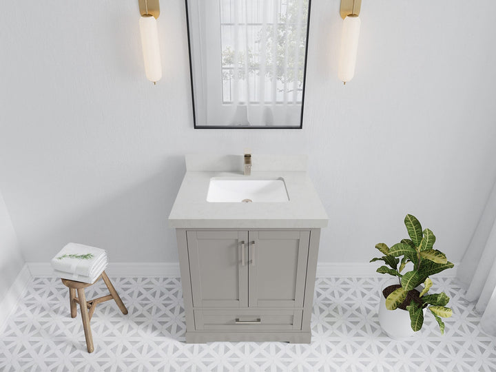 Boston 30 in. W x 22 in. D Single Sink Bathroom Vanity - photo 15