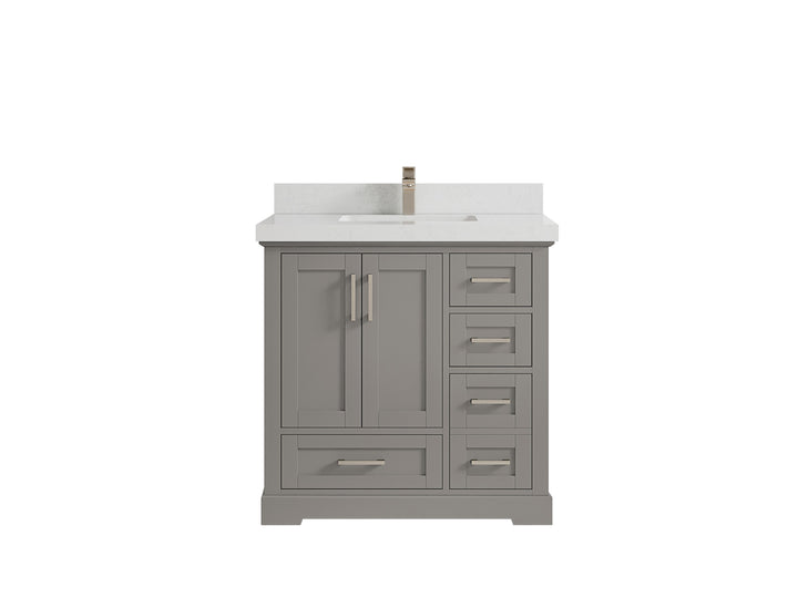 Boston 36 in. W x 22 in. D Center Sink Bathroom Vanity - photo 15