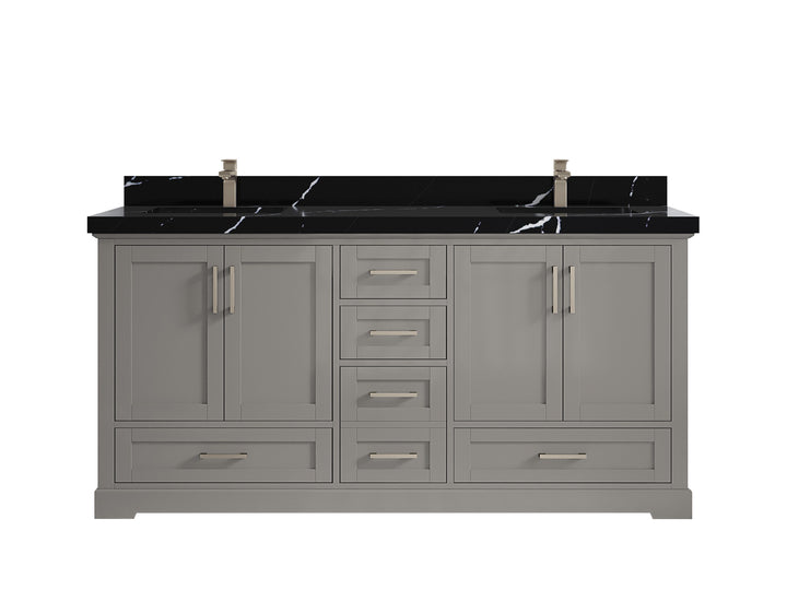 Boston 72 in. W x 22 in. D Double Sink Bathroom Vanity - photo 18