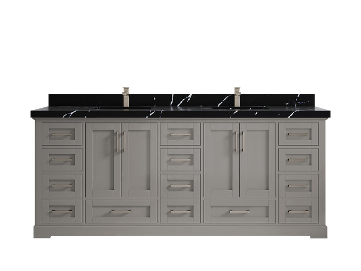 Boston 84 in. W x 22 in. D Double Sink Bathroom Vanity - photo 18