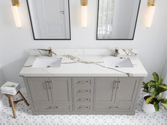 Boston 72 in. W x 22 in. D Double Sink Bathroom Vanity - photo 19