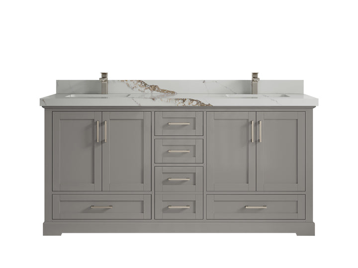 Boston 72 in. W x 22 in. D Double Sink Bathroom Vanity - photo 20