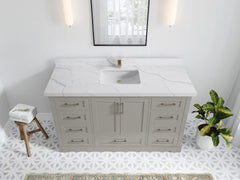 Boston 60 in. W x 22 in. D Single Sink Bathroom Vanity - photo 21