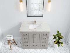 Boston 42 in. W x 22 in. D Single Sink Bathroom Vanity - photo 23