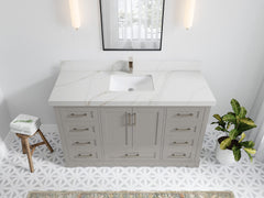 Boston 60 in. W x 22 in. D Single Sink Bathroom Vanity - photo 25