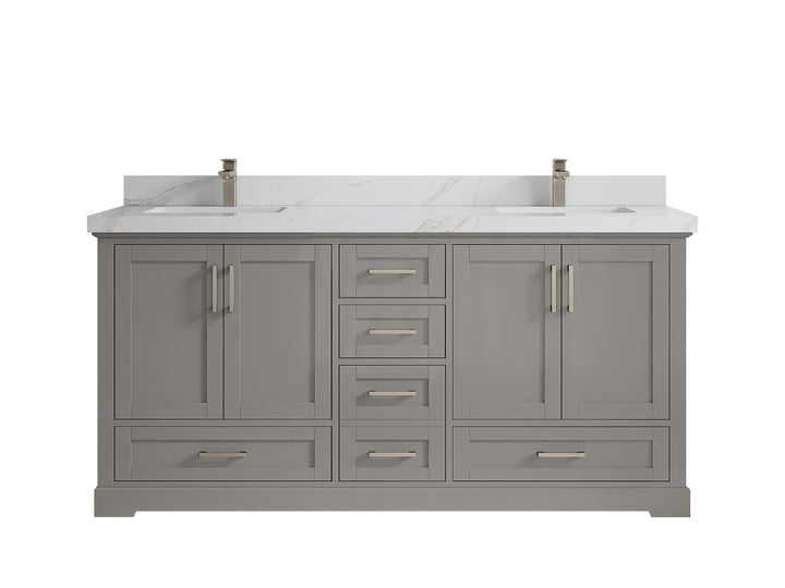 Boston 72 in. W x 22 in. D Double Sink Bathroom Vanity - photo 26