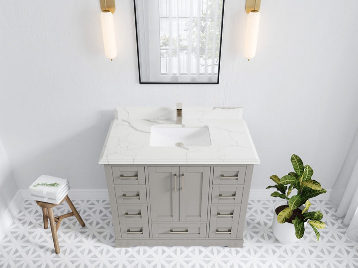 Boston 42 in. W x 22 in. D Single Sink Bathroom Vanity - photo 43