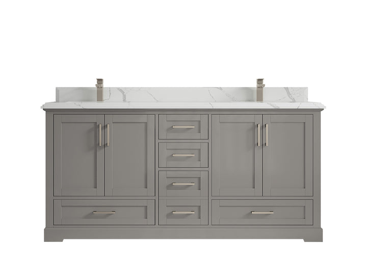 Boston 72 in. W x 22 in. D Double Sink Bathroom Vanity - photo 44