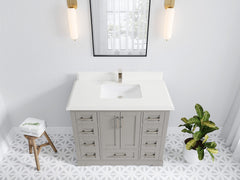 Boston 42 in. W x 22 in. D Single Sink Bathroom Vanity - photo 47