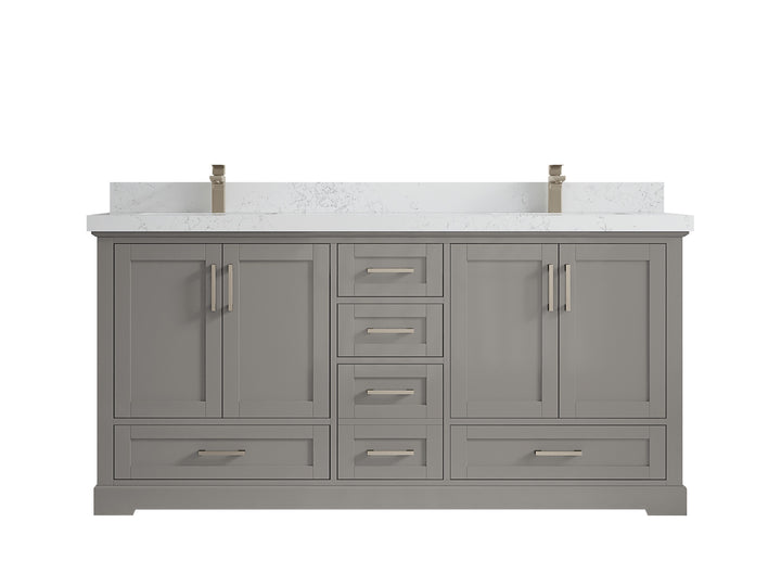 Boston 72 in. W x 22 in. D Double Sink Bathroom Vanity - photo 28