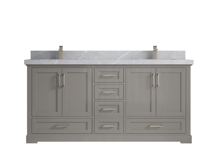 Boston 72 in. W x 22 in. D Double Sink Bathroom Vanity - photo 30
