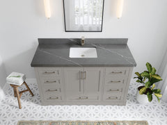Boston 60 in. W x 22 in. D Single Sink Bathroom Vanity - photo 31