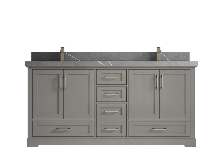 Boston 72 in. W x 22 in. D Double Sink Bathroom Vanity - photo 32