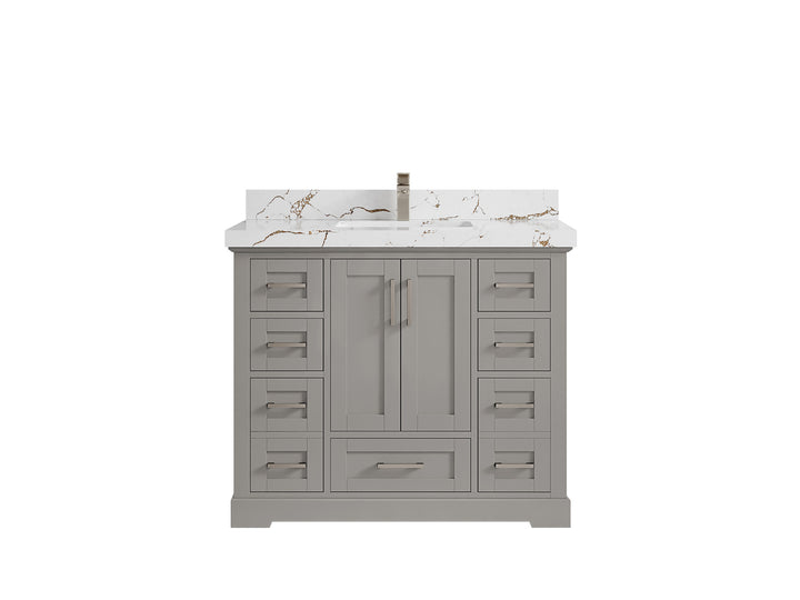 Boston 42 in. W x 22 in. D Single Sink Bathroom Vanity - photo 34