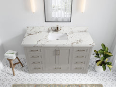 Boston 60 in. W x 22 in. D Single Sink Bathroom Vanity - photo 33