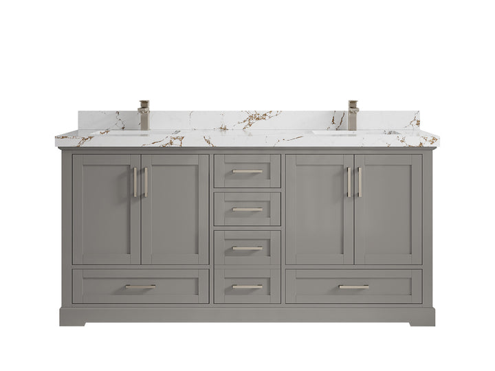 Boston 72 in. W x 22 in. D Double Sink Bathroom Vanity - photo 34