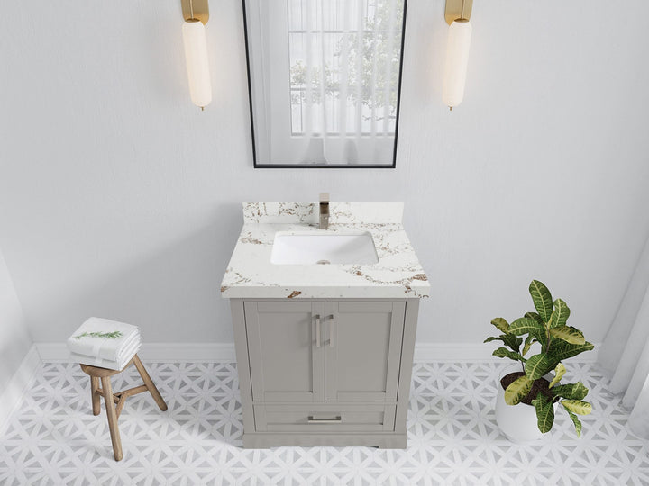 Boston 30 in. W x 22 in. D Single Sink Bathroom Vanity - photo 35
