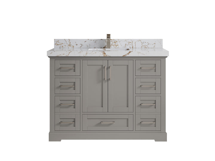 Boston 48 in. W x 22 in. D Single Sink Bathroom Vanity - photo 36