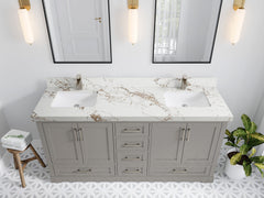 Boston 72 in. W x 22 in. D Double Sink Bathroom Vanity - photo 35