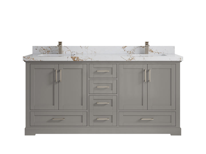 Boston 72 in. W x 22 in. D Double Sink Bathroom Vanity - photo 36