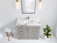Boston 42 in. W x 22 in. D Single Sink Bathroom Vanity - photo 37