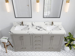 Boston 72 in. W x 22 in. D Double Sink Bathroom Vanity - photo 37