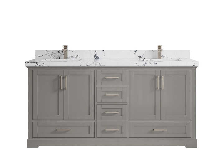 Boston 72 in. W x 22 in. D Double Sink Bathroom Vanity - photo 38