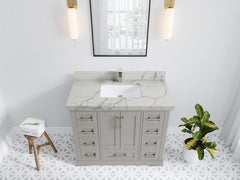 Boston 42 in. W x 22 in. D Single Sink Bathroom Vanity - photo 39