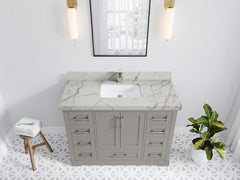 Boston 48 in. W x 22 in. D Single Sink Bathroom Vanity - photo 39