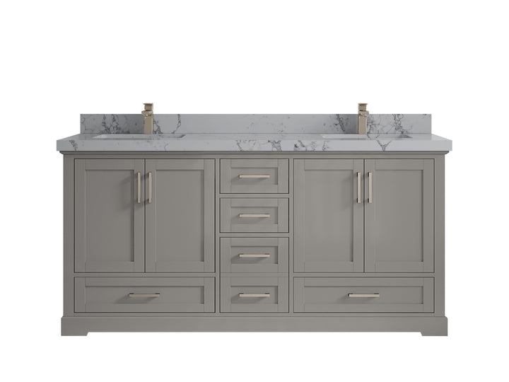 Boston 72 in. W x 22 in. D Double Sink Bathroom Vanity - photo 40
