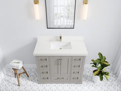 Boston 42 in. W x 22 in. D Single Sink Bathroom Vanity - photo 41
