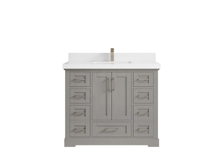 Boston 42 in. W x 22 in. D Single Sink Bathroom Vanity - photo 42