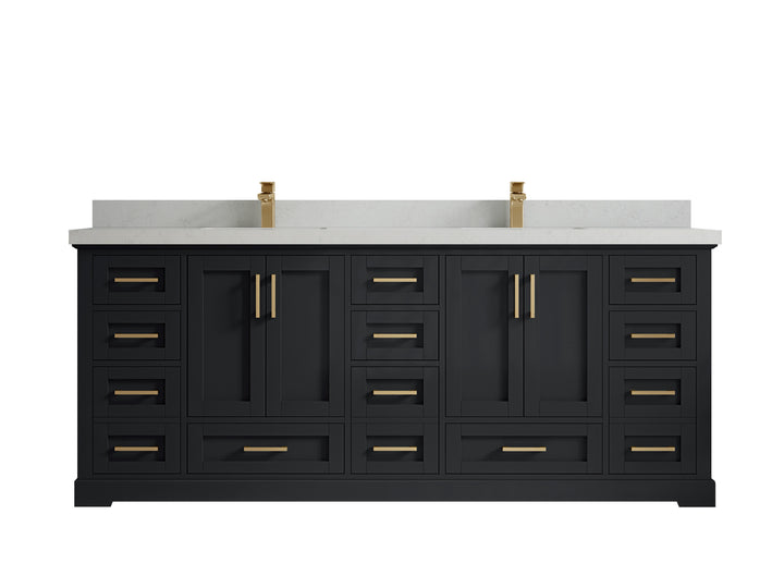 Boston 84 in. W x 22 in. D Double Sink Bathroom Vanity - photo 15