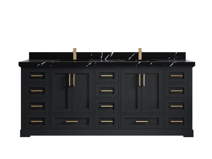 Boston 84 in. W x 22 in. D Double Sink Bathroom Vanity - photo 17
