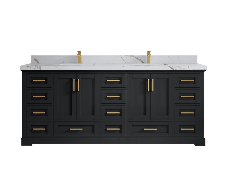 Boston 84 in. W x 22 in. D Double Sink Bathroom Vanity - photo 19