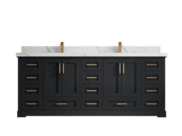Boston 84 in. W x 22 in. D Double Sink Bathroom Vanity - photo 21