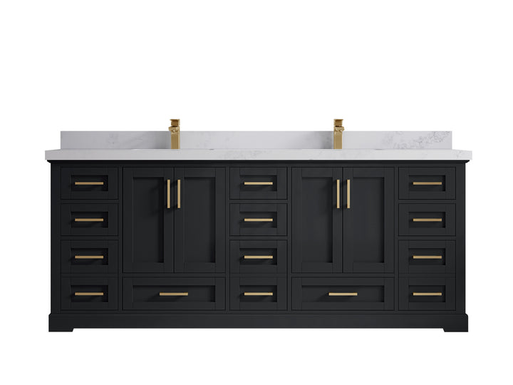 Boston 84 in. W x 22 in. D Double Sink Bathroom Vanity - photo 23