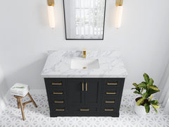 Boston 48 in. W x 22 in. D Single Sink Bathroom Vanity - photo 24