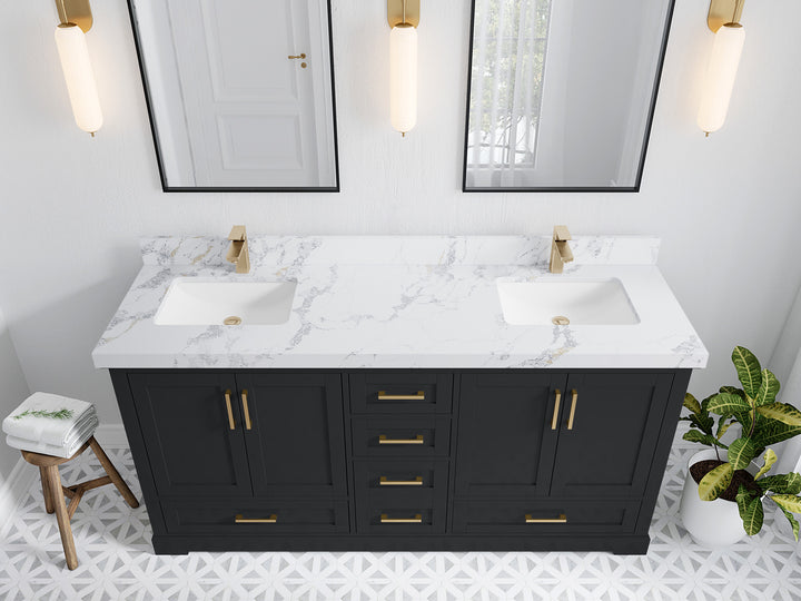 Boston 72 in. W x 22 in. D Double Sink Bathroom Vanity - photo 24