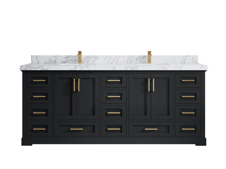 Boston 84 in. W x 22 in. D Double Sink Bathroom Vanity - photo 25