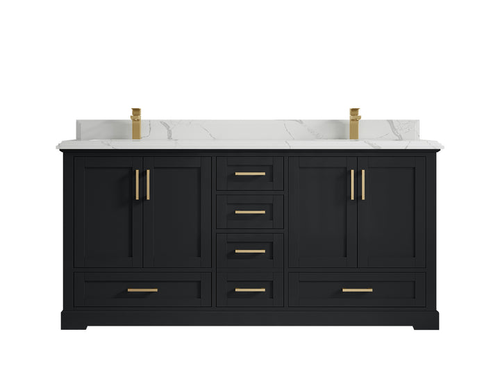 Boston 72 in. W x 22 in. D Double Sink Bathroom Vanity - photo 45