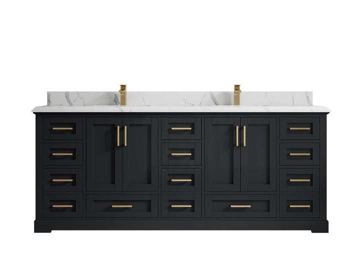 Boston 84 in. W x 22 in. D Double Sink Bathroom Vanity - photo 45