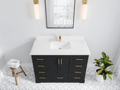 Boston 48 in. W x 22 in. D Single Sink Bathroom Vanity - photo 46
