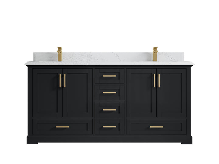 Boston 72 in. W x 22 in. D Double Sink Bathroom Vanity - photo 47